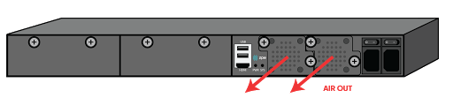 Nodegrid Services Router - Back to Front Airflow